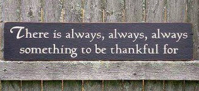 Mindig, mindig van valami, amiért hálás lehetsz